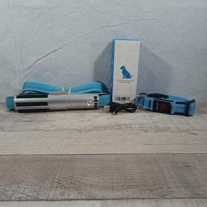 BSeen USB Rechargeable Collar LED High Visible size M/L and Light Saber Leash